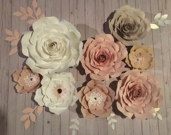 Paper flower wall | Etsy