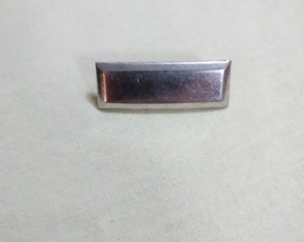 Vintage rectangular brooch