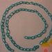 Kawaii kitschy retro style plastic chain Blue 40 cm 2 pcs---USA seller