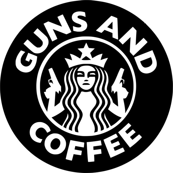 Download Guns and coffee decal coffee decal gun decalcar