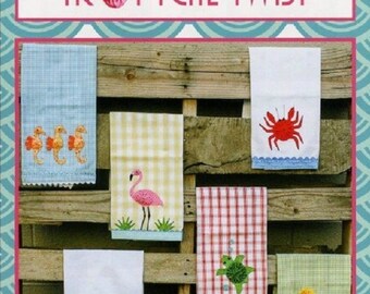 Sewing Pattern Tropical Twist Pattern Marcia Layton Design Yo Yo Accents *Tropical Flair *Home Decor *Retro Craft *Holiday Gifts