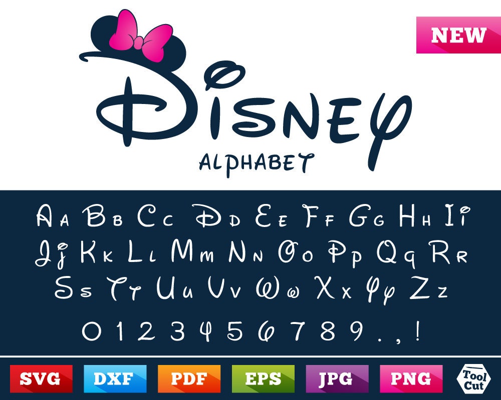 Free Free 138 Disney Letters Svg SVG PNG EPS DXF File