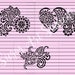 Henna mehndi stencils SL20269