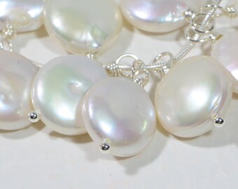Bridesmaid Pearl Pendant Pearls Wire Wrapped One wire wrapped pearl pendant