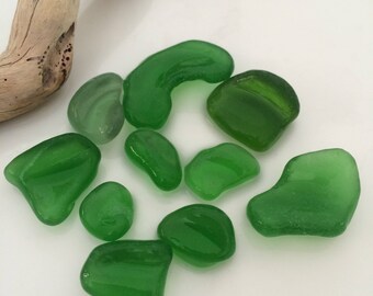 Green Sea Glass, Jewelry Grade, Jewelry Supplies, Loose Gemstones, Bulk Sea Glass, Frosted Sea Glass, Sea Glass Mix, Pendant Sized, Green