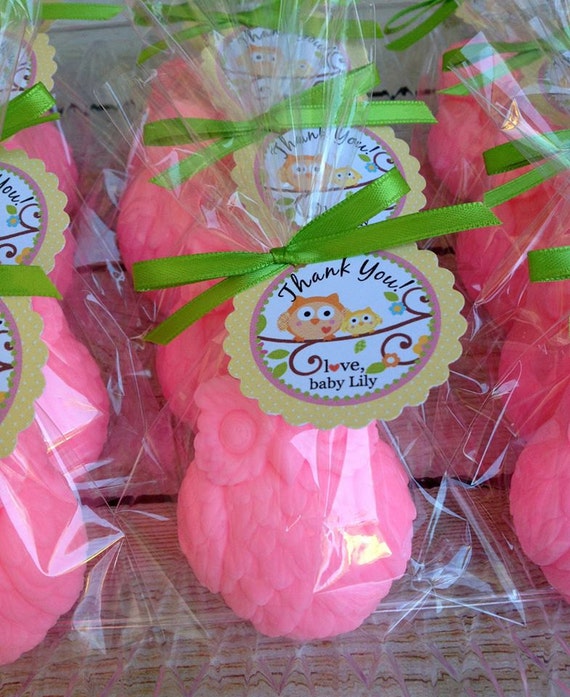 10 Owl Soap Favors Baby Shower Owl Favors 1st Birthday