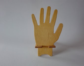 Wooden phone stand Cat, Phone holder for smartphone, Phone docking station, iPhone stand, Charging Station
