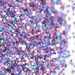 Holo Purple Glitter, SOLVENT RESISTANT, HOLOGRAPHIC Glitter, 0.015 Hex, Glitter Nail Art, Glitter Nail Polish, Glitter Craft, Purple Glitter
