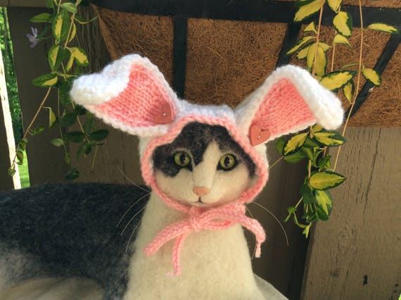 Bunny hat for cats rabbit bunny hats for catsEaster