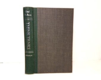 Hollow Book Safe Think Tanks Cloth Bound vintage Secret Compartment Security hiding place