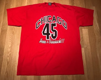Vintage Rare Michael Jordan #45 Chicago Bulls T shirt