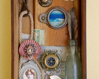 The Sailors Shelf - Found Object Assemblage