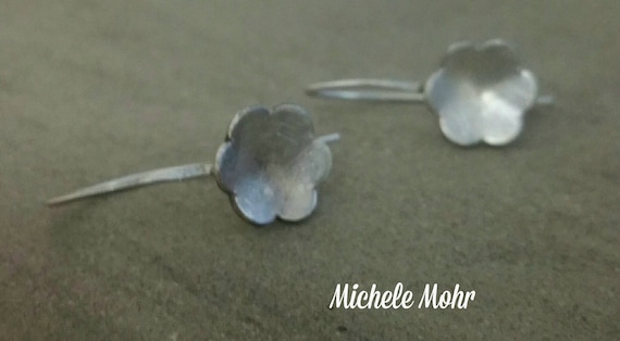 Sterling Silver Flower Earrings