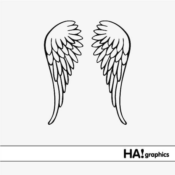 Angel Wings PNG SVG and DXF Files Nursery Baby