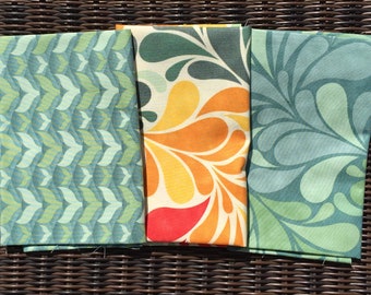 Cosmo Cricket Salt Air moda fabrics 3 FQ set