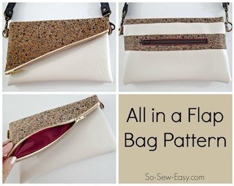 All in a Flap Bag - PDF Sewing pattern