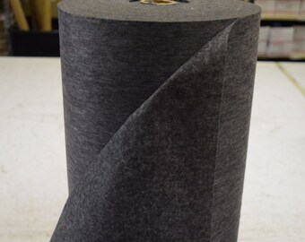 Charcoal Gray Non-Fusible Inter-Lininig Light Weight Fabric 60" Wide By The Yard 36" Long