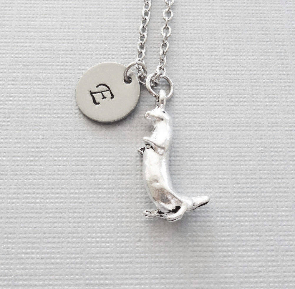 Otter Necklace Sea Otter Jewelry Animal Lover Gift BFF