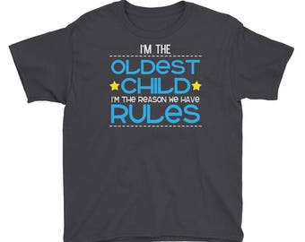 Birth Order Shirts Oldest Middle Youngest Middle Child