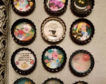 Alice in wonderland magnets