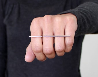 Tubular Collection - Ring - sterling silver contemporary jewelry abstract urban geometric minimal
