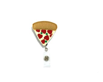 Pizza Badge Reel, Pizza Badge Clip, Pizza Lover Gift, Pizza Accessory, Pizza Lover, Pizza Stuff, Pizza Gift, Pizza Night, Badge Reel
