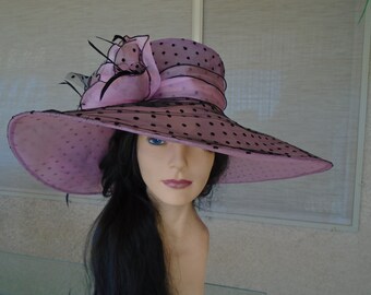 Pink Kentucky derby hat