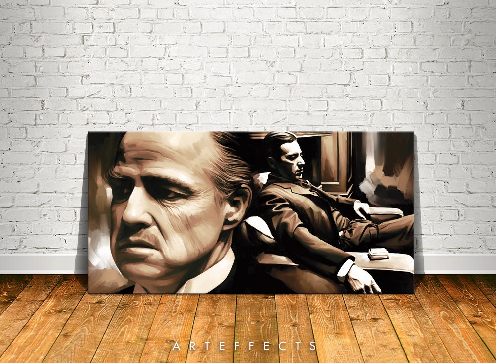 The Godfather Canvas High Quality Giclee Print Wall Decor Art