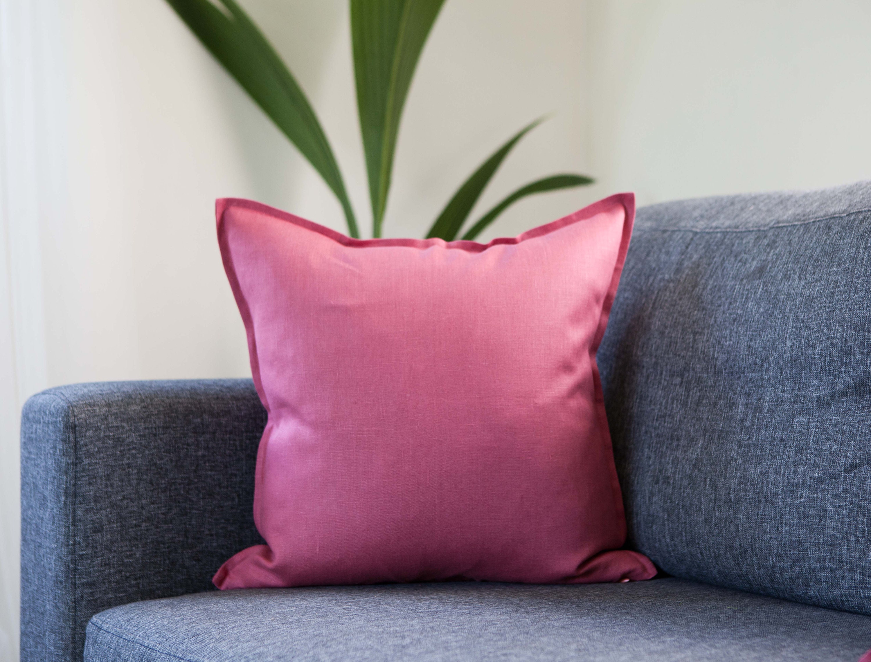 Dark pink throw pillows raspberry pink pillow cover dusty