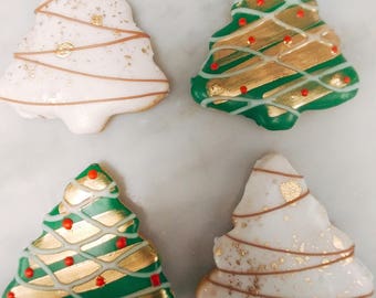 Christmas Tree Sugar Cookies