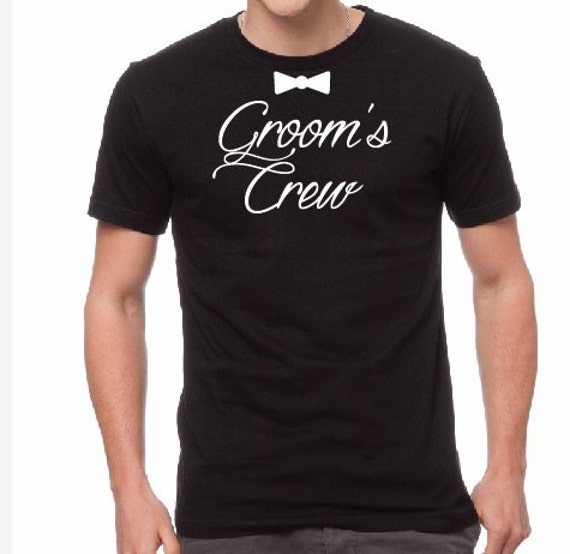 groom's crew t shirts