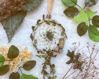 Acorn Leaf Dreamcatcher Nature
