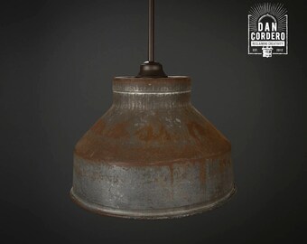Pendant Light Fixture | Edison Bulb | Bronze | Pendant | Kitchen Light | Pendant Light | Edison Light Bulb | Milk Funnel | Farmhouse Shade