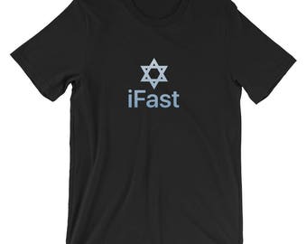 iFAST Star Of David Shirt | Israel Jewish Fasting Day Atonement Tee | Jewish Holiday Synagogue Fast Tee | Yom Kippur Holiest Day Best Tshirt