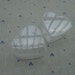 4Pcs Transparent Heart Plastic Box,Packing Box,Cream Box,Lenses Box,Nail Box,Beauty Box,Makeup Tool,Gift Box 75x70x33MM---PH1056