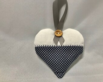 Hanging Heart Lavender Sachet Bag embroidered