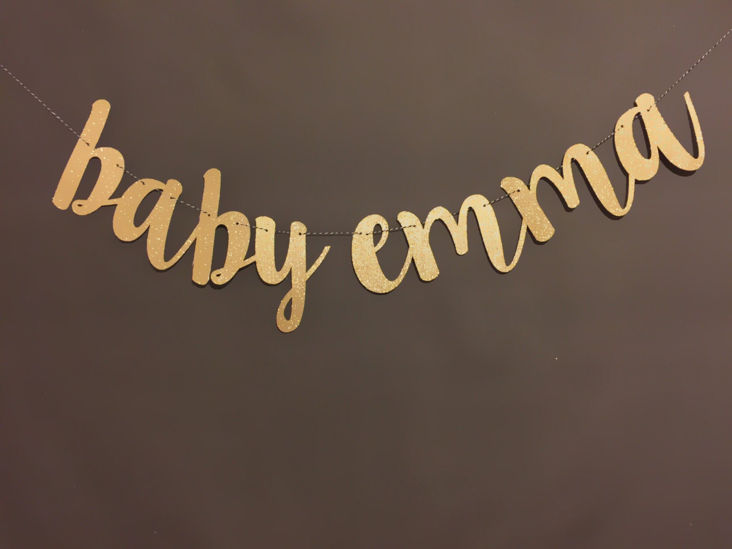 Custom Banner Baby Shower Banners Baby Shower Decor Gold