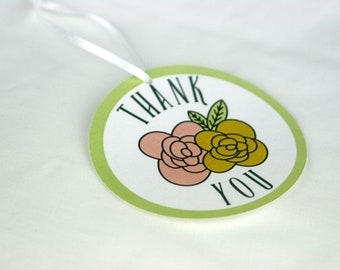 Boho Gift Tag/Floral Gift Tags/Boho Thank You Tag/Boho Favor Tag/Tribal Favor Tags/Botanical Gift Tag/Gift Tag/Gift Tags/Party Favor Tags