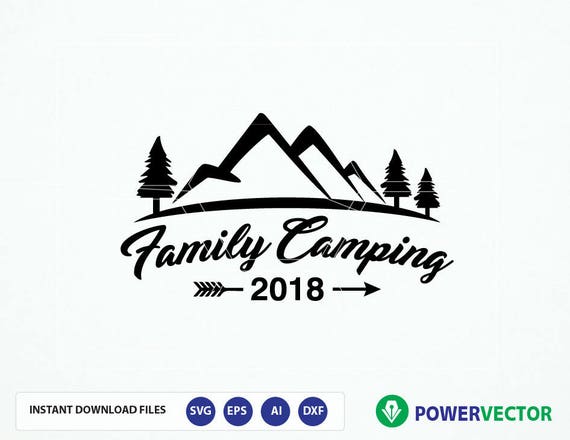 Download Family Camping 2018. Camping Vinyl T shirt. Family Camp Svg