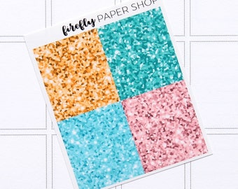 Getaway Glitter Headers (stickers for Erin Condren Life Planner - Vertical)