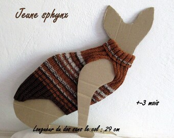 Cotton Baby Sphynx cat sweater