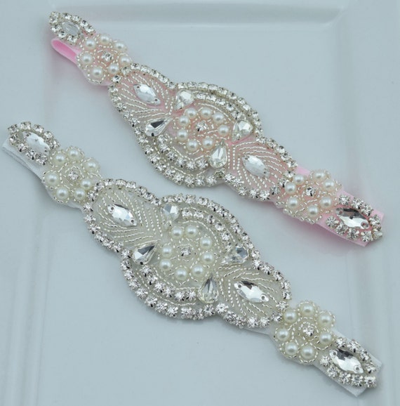 Rhinestone Baby Headband Flower Girl Headband Holiday Baby