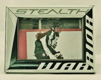 4 x 6 Hockey Stick Frame - FREE SHIPPING in US (#6305)