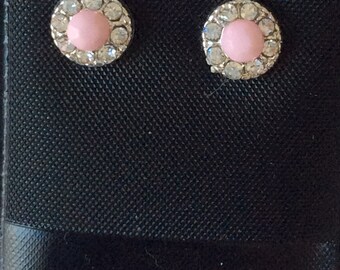 Hypo Allergenic 3 Pair Stud Earrings Pink and Red Surgical Steel posts