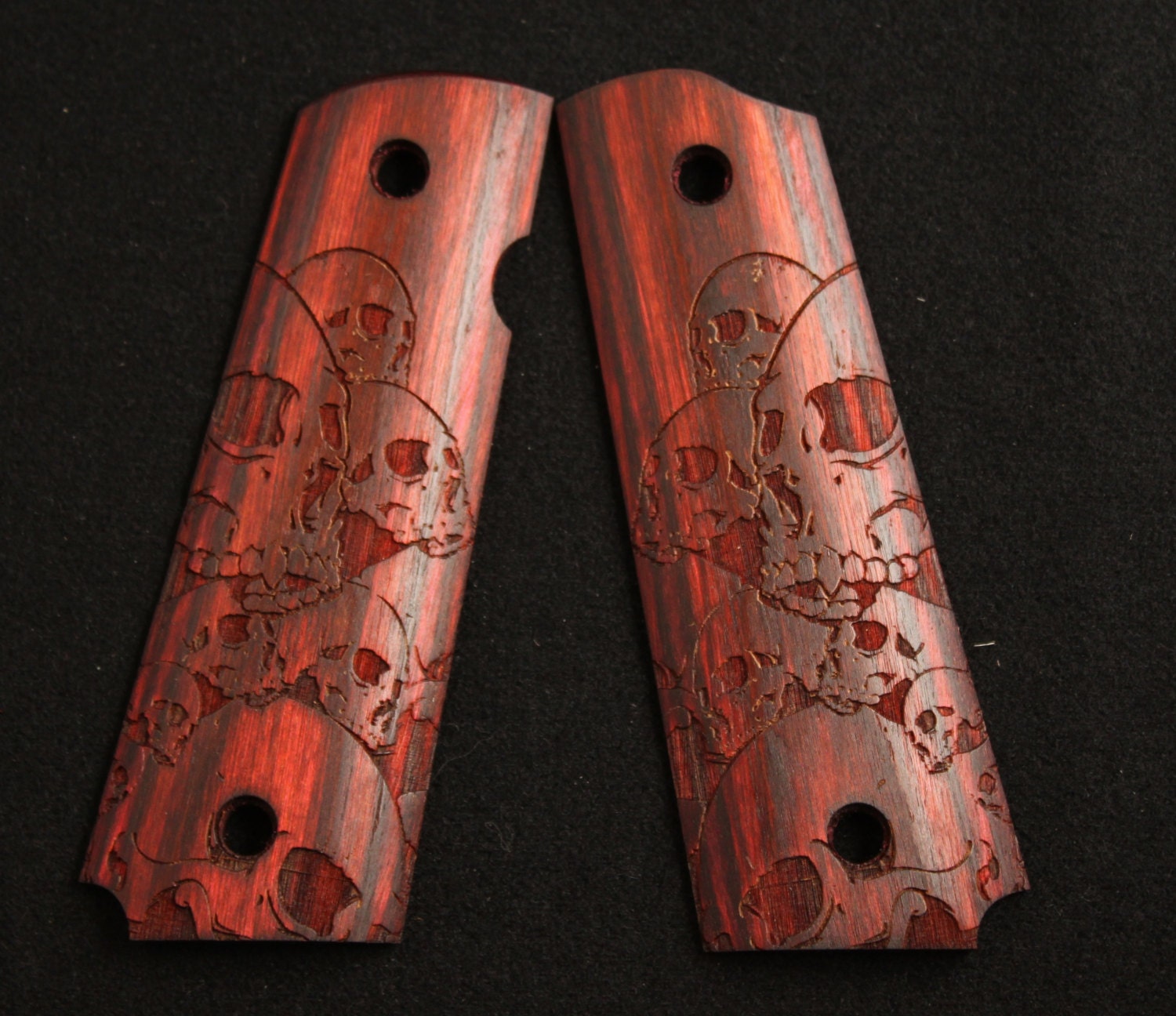 Custom Laser Engraved Full Sized 1911 Grips