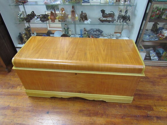 Art Deco Blanket Chest Waterfall style