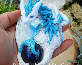 Call to Action! NEW WEBSITE Polymer clay dragon