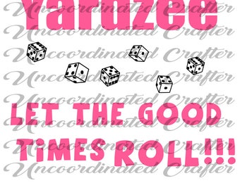 Download Printable YARDZEE Score Card file no logo-DIY Yardzee