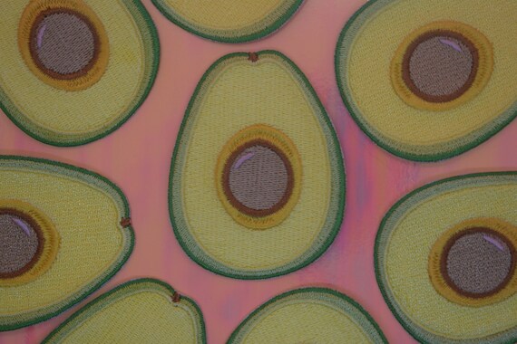 Avocado Iron on Patch