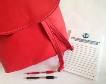 Backpack red Strawberry